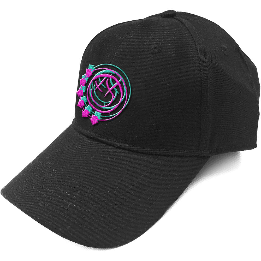 Image of Blink 182 Unisex Baseball Cap - Double Six Arrow Smiley